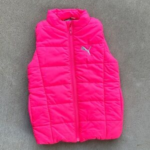 Puma Puffer Vest Girls XS